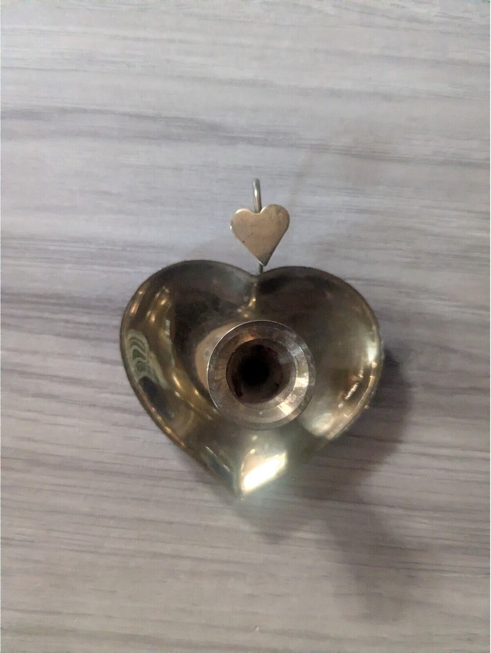 Vintage brass candle holder
